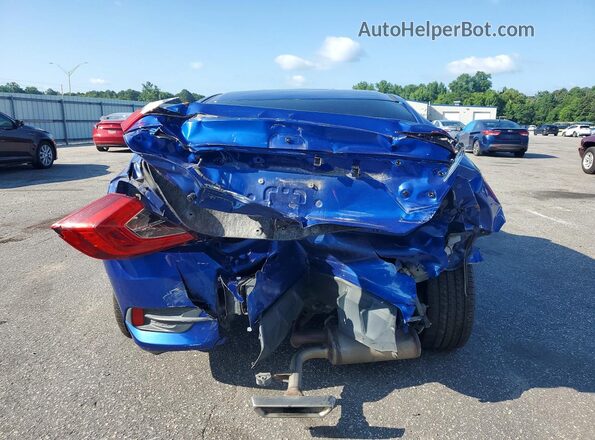 2HGFC2F80KH521441 2019 HONDA CIVIC Blue უკანა ხედი