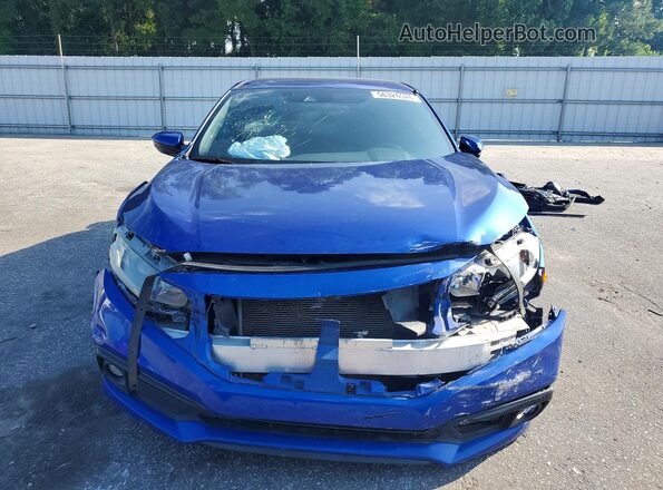 2HGFC2F80KH521441 2019 HONDA CIVIC Blue წინა ხედი
