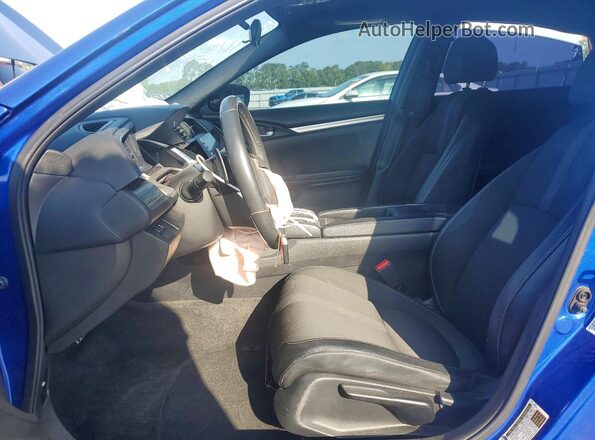 2HGFC2F80KH521441 2019 HONDA CIVIC Blue წინა სალონის ხედი