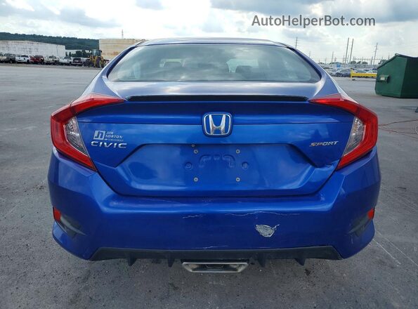 2HGFC2F80KH532682 2019 HONDA CIVIC Blue Հետևի տեսք