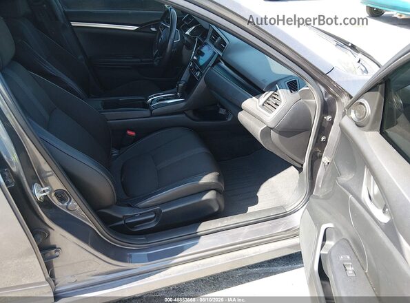 2HGFC2F80KH555525 2019 HONDA CIVIC Gray Vista interior delantera