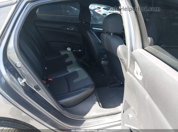 2HGFC2F80KH555525 2019 HONDA CIVIC Gray Vista de la etiqueta del VIN
