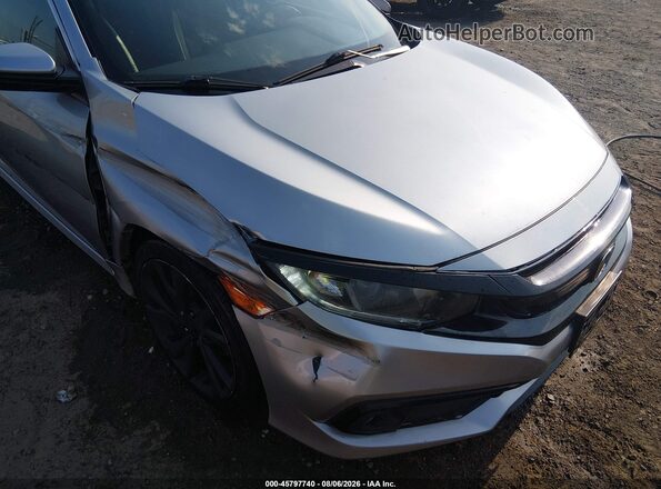 2HGFC2F80LH541691 2020 HONDA CIVIC Silver წინა ხედი