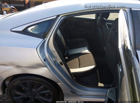 2HGFC2F80LH541691 2020 HONDA CIVIC Silver VIN კოდის სტიკერის ხედი