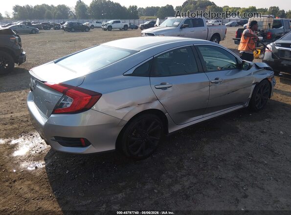 2HGFC2F80LH541691 2020 HONDA CIVIC Silver უკანა მარჯვენა