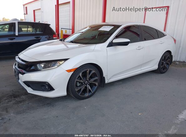 2HGFC2F80LH543750 2020 HONDA CIVIC White Przód lewy