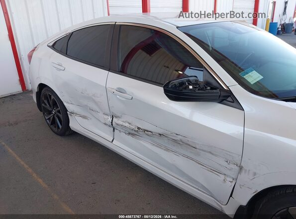 2HGFC2F80LH543750 2020 HONDA CIVIC White Widok z przodu