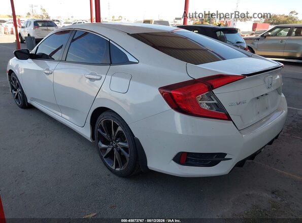 2HGFC2F80LH543750 2020 HONDA CIVIC White Tył lewy