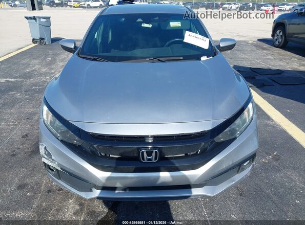 2HGFC2F80LH559298 2020 HONDA CIVIC Silver Vista del cuadro de instrumentos