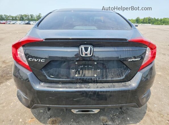 2HGFC2F80LH569152 2020 HONDA CIVIC Black Հետևի տեսք