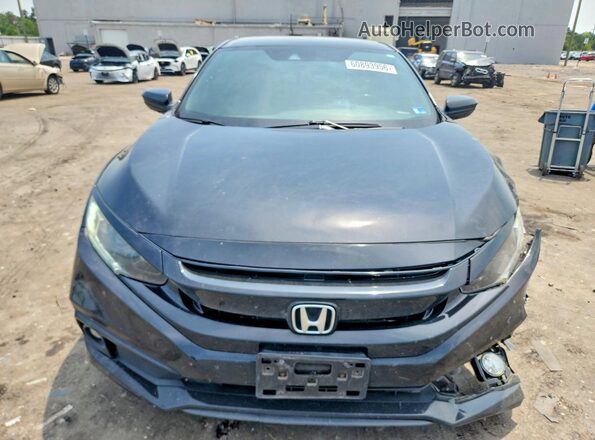 2HGFC2F80LH569152 2020 HONDA CIVIC Black Դիմացի տեսք
