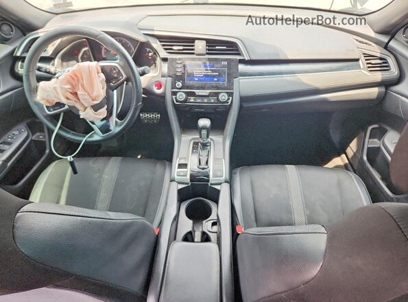 2HGFC2F80LH569152 2020 HONDA CIVIC Black Առջևի վահանակի տեսք