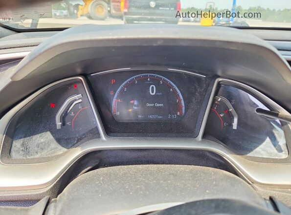 2HGFC2F80LH569152 2020 HONDA CIVIC Black Սարքավորումների վահանակի տեսք