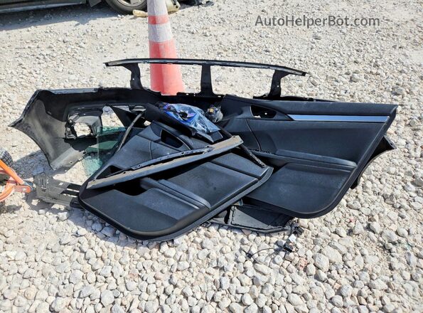 2HGFC2F80MH509308 2021 HONDA CIVIC Black Engine compartment view