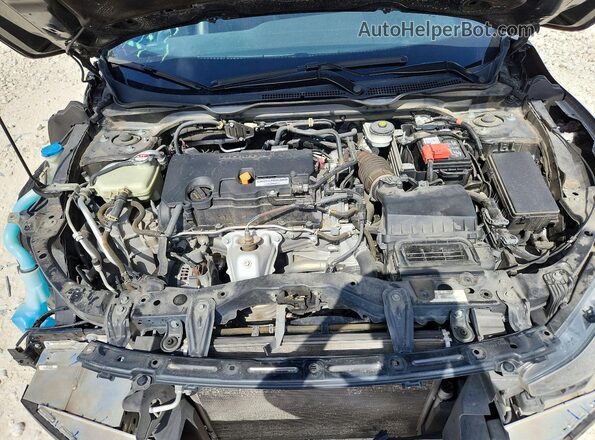 2HGFC2F80MH509308 2021 HONDA CIVIC Black Rear interior view
