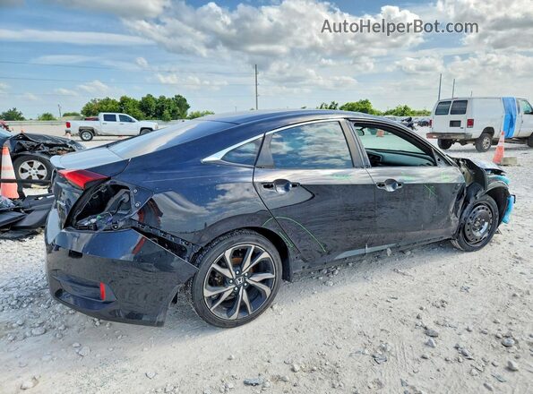 2HGFC2F80MH509308 2021 HONDA CIVIC Black Rear right