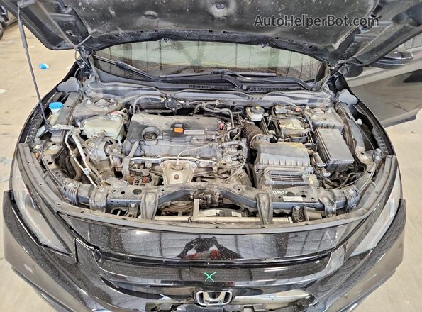 2HGFC2F80MH513035 2021 HONDA CIVIC Black Rear interior view