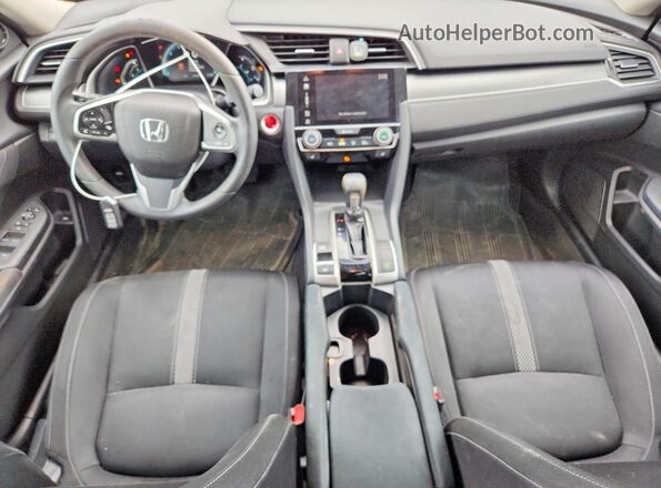 2HGFC2F81HH024083 2017 HONDA CIVIC White Вид панелі приладів