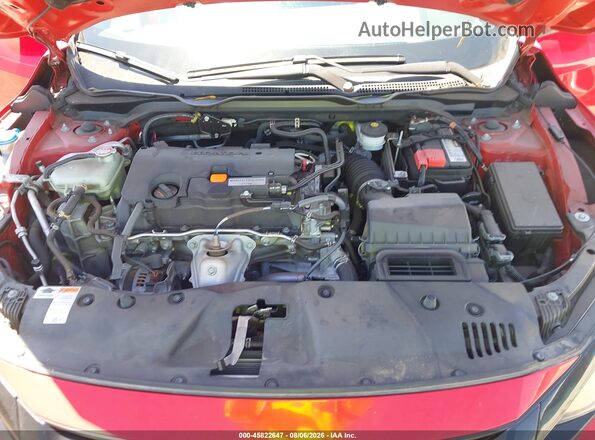 2HGFC2F81KH508665 2019 HONDA CIVIC Red უკანა ხედი