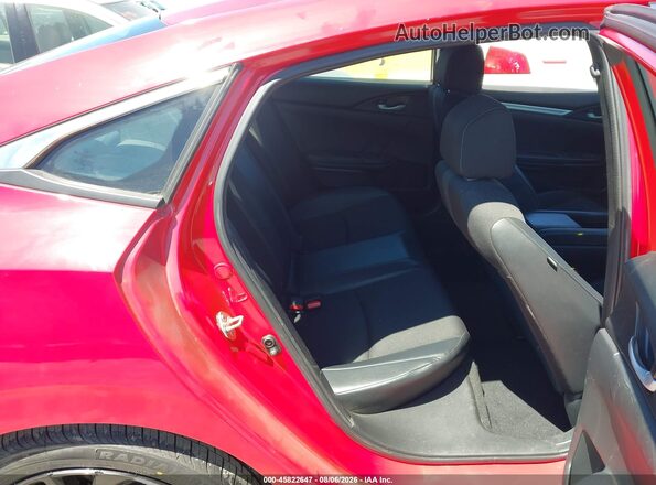 2HGFC2F81KH508665 2019 HONDA CIVIC Red VIN კოდის სტიკერის ხედი
