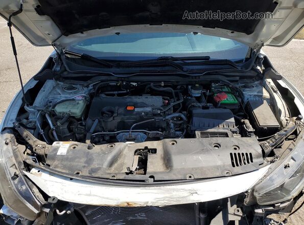 2HGFC2F81KH517527 2019 HONDA CIVIC Белый Вид задней части салона