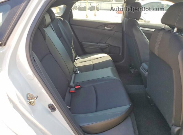 2HGFC2F81KH517527 2019 HONDA CIVIC Белый Вид задних сидений