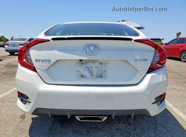 2HGFC2F81KH517527 2019 HONDA CIVIC Белый Вид сзади