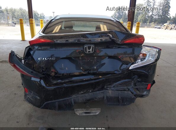 2HGFC2F81KH519942 2019 HONDA CIVIC Black Front view