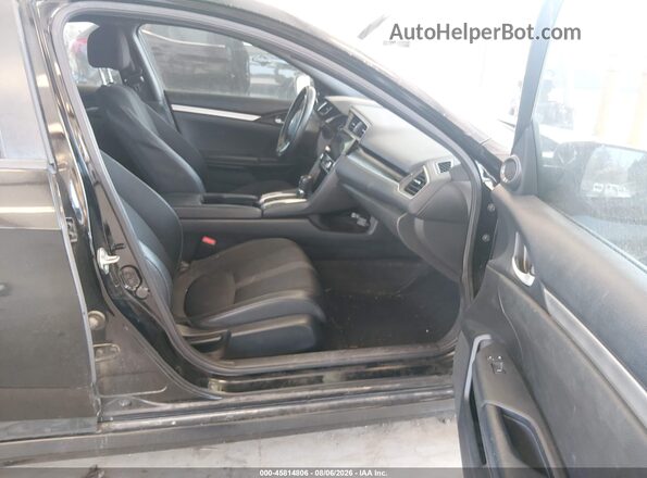 2HGFC2F81KH519942 2019 HONDA CIVIC Black Front interior view