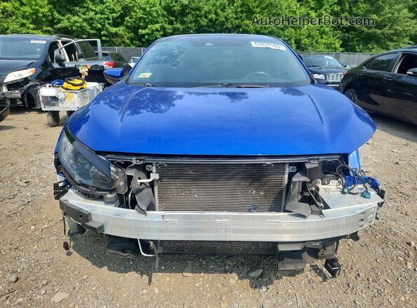 2HGFC2F81KH538216 2019 HONDA CIVIC Blue Vista frontal
