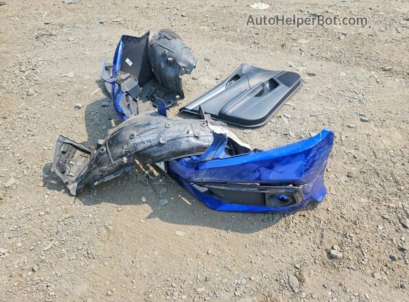 2HGFC2F81KH538216 2019 HONDA CIVIC Blue Vista del compartimento del motor