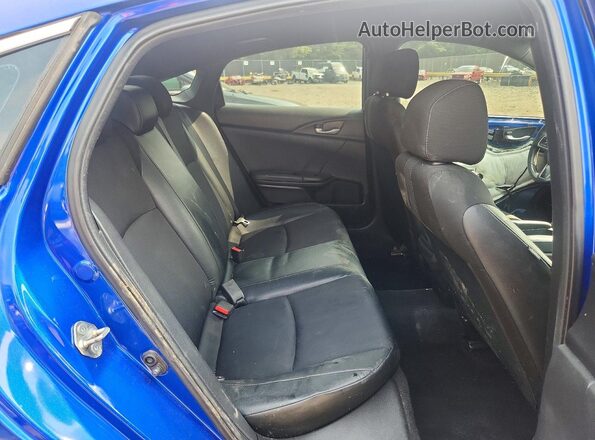 2HGFC2F81KH538216 2019 HONDA CIVIC Blue Vista de los asientos traseros