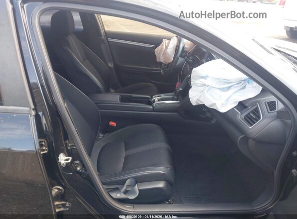 2HGFC2F81KH557459 2019 HONDA CIVIC Black Widok wnętrza z przodu