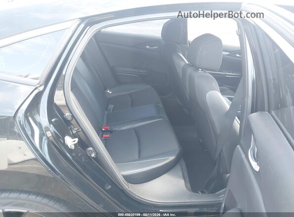 2HGFC2F81KH557459 2019 HONDA CIVIC Black Widok naklejki z numerem VIN