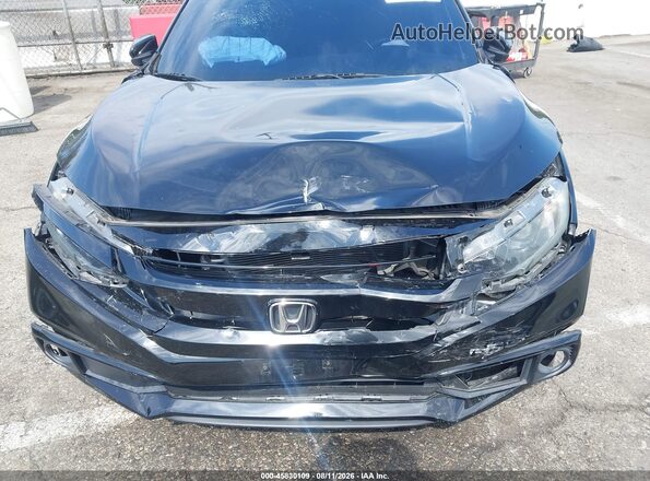 2HGFC2F81KH557459 2019 HONDA CIVIC Black Widok z przodu