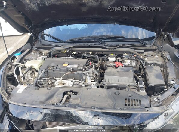 2HGFC2F81KH557459 2019 HONDA CIVIC Black Widok z tyłu