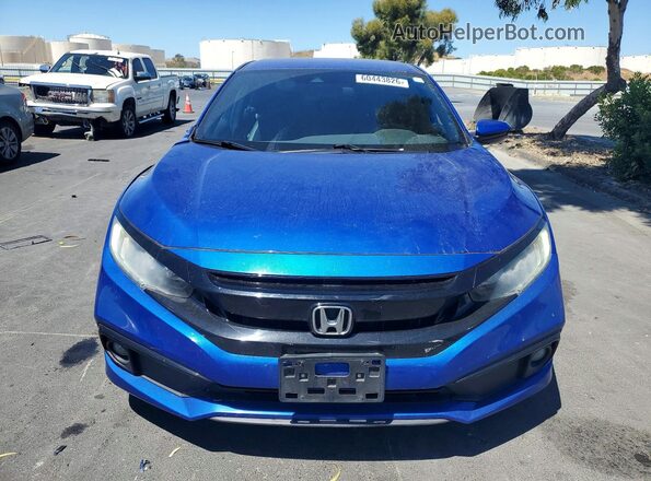 2HGFC2F81KH586265 2019 HONDA CIVIC Blue წინა ხედი