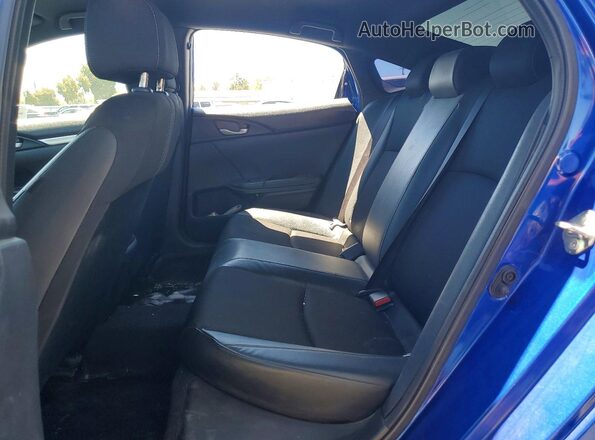 2HGFC2F81KH586265 2019 HONDA CIVIC Blue უკანა სავარძლების ხედი