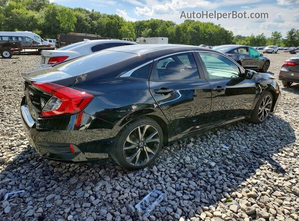 2HGFC2F81KH595094 2019 HONDA CIVIC Blue უკანა მარჯვენა