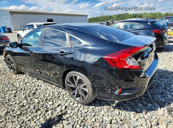 2HGFC2F81KH595094 2019 HONDA CIVIC Blue უკანა მარცხენა