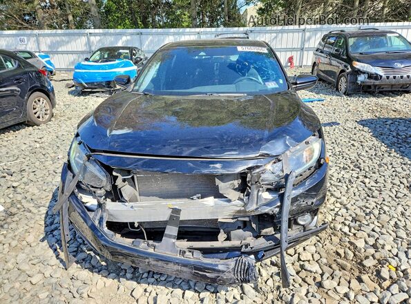 2HGFC2F81KH595094 2019 HONDA CIVIC Blue წინა ხედი
