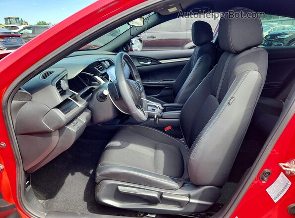 2HGFC2F81KH598500 2019 HONDA CIVIC Red წინა სალონის ხედი