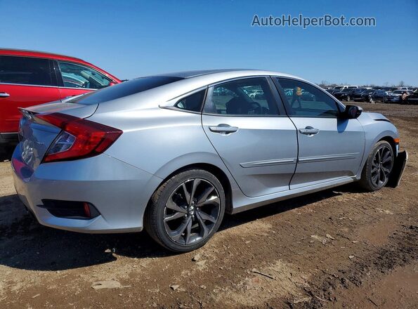 2HGFC2F81LH546138 2020 HONDA CIVIC Silver Задня права чверть