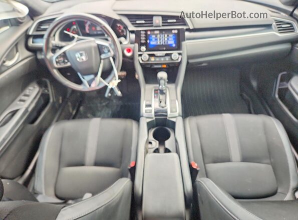 2HGFC2F81LH549248 2020 HONDA CIVIC Gray Dashboard view