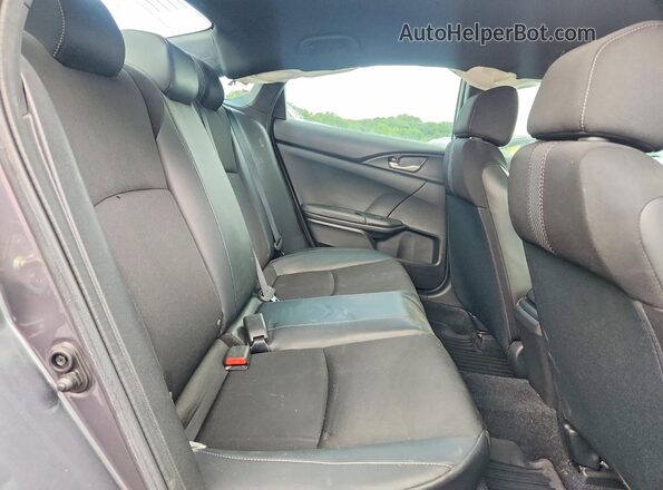 2HGFC2F81LH549248 2020 HONDA CIVIC Gray Rear seats view