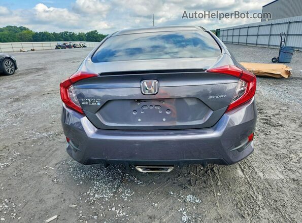 2HGFC2F81LH549248 2020 HONDA CIVIC Gray Rear view