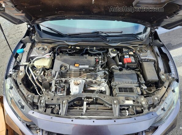 2HGFC2F81LH549248 2020 HONDA CIVIC Gray Rear interior view