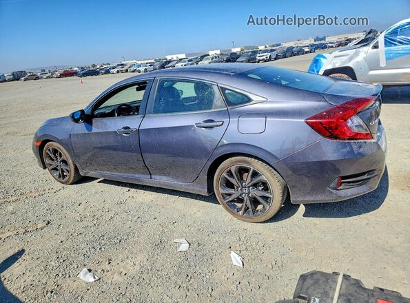 2HGFC2F81LH549475 2020 HONDA CIVIC Gray უკანა მარცხენა