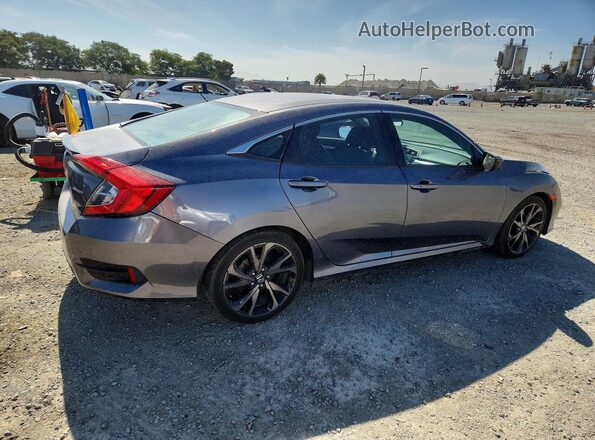 2HGFC2F81LH549475 2020 HONDA CIVIC Gray უკანა მარჯვენა