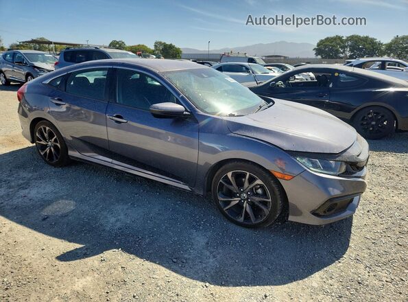 2HGFC2F81LH549475 2020 HONDA CIVIC Gray წინა მარჯვენა